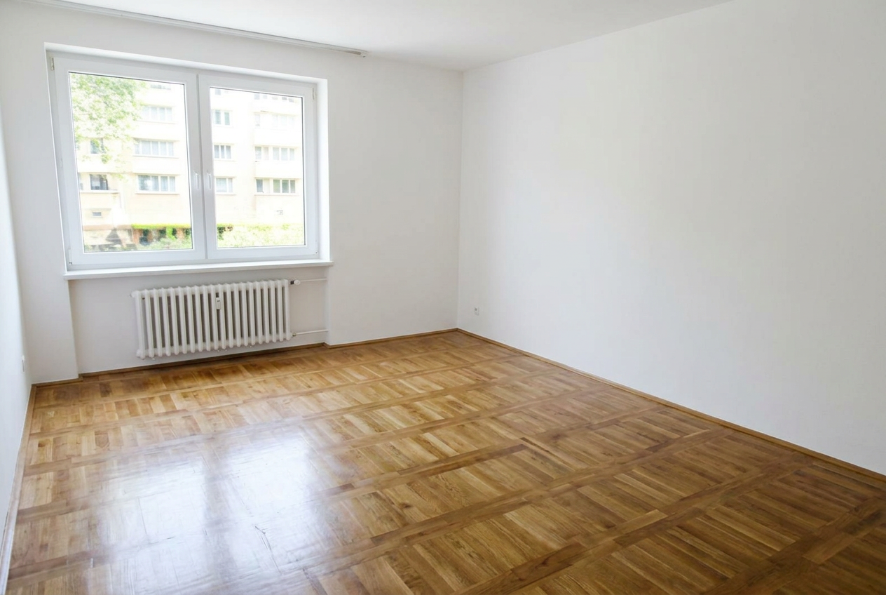 Raum nach professioneller Entrümpelung – besenrein übergeben
